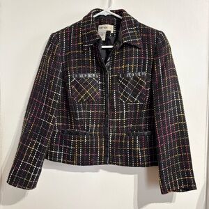 🎉4/30$🎉 Lana Lee Plaid Tweed Jacket 🖤